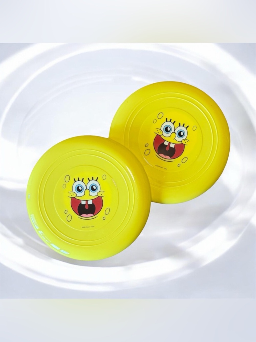 🧽☀️ SpongeBob SquarePants Yellow Flying Disc Frisbee | NWT OS
